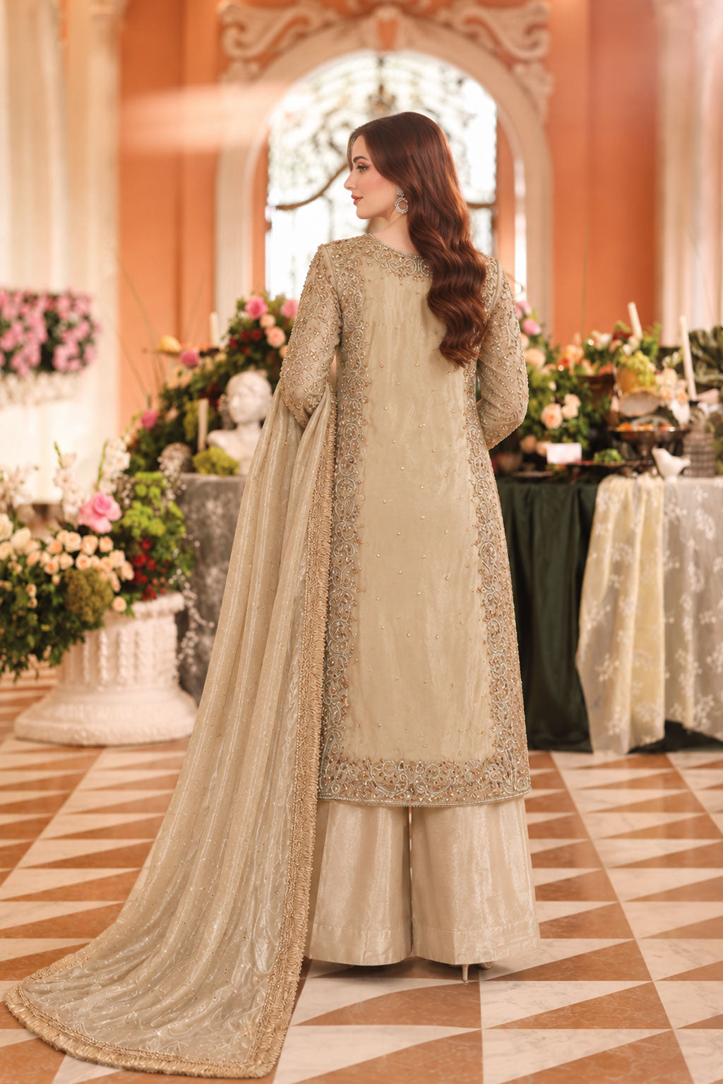 RR-0017     3-Piece Bridal Suit